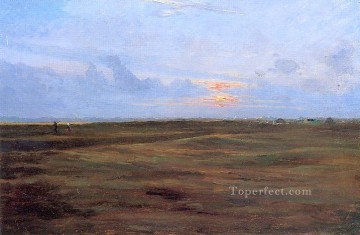 Peder Severin Kroyer Painting - Marisma landscape Peder Severin Kroyer